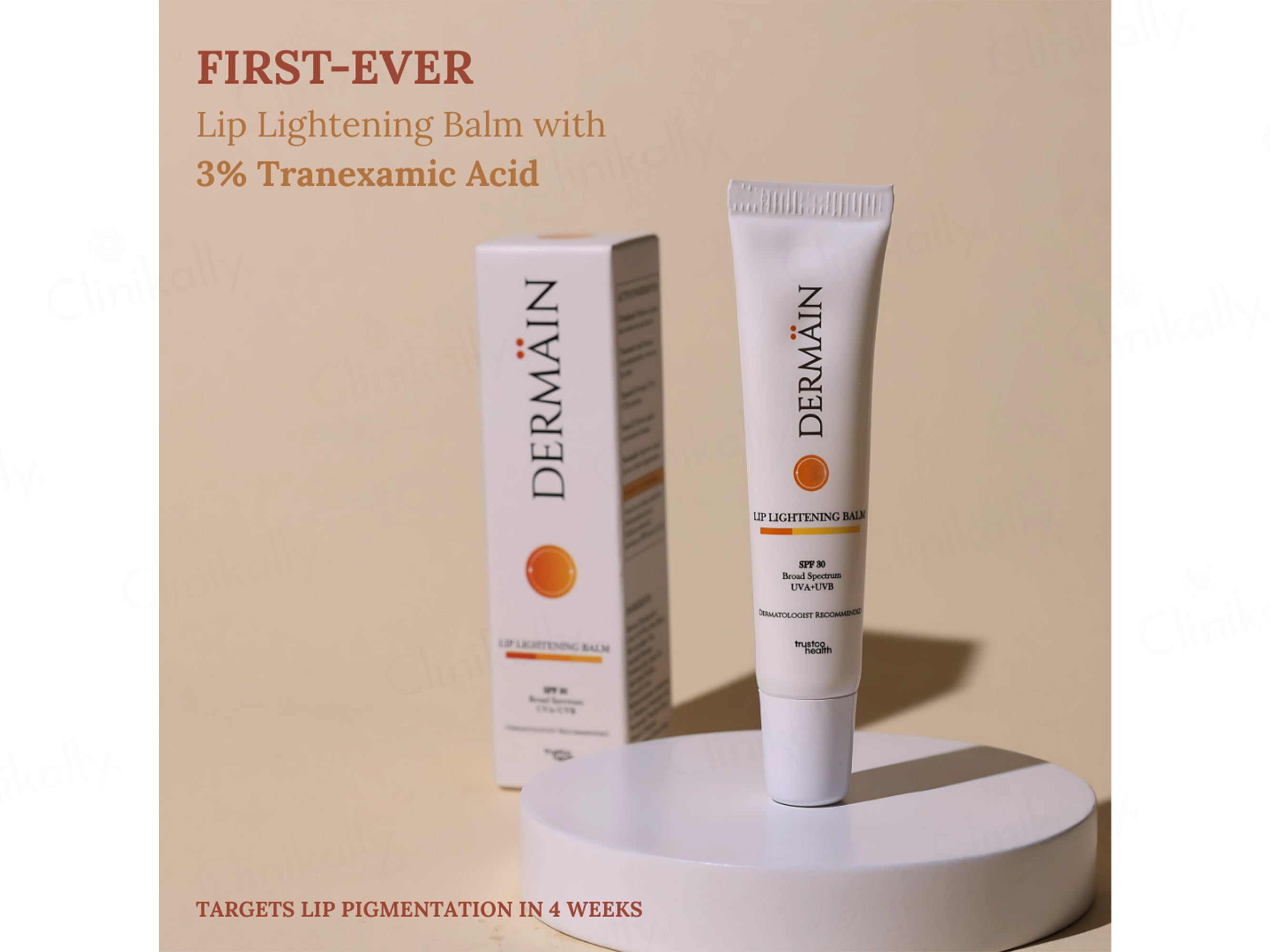 DERMAIN Lip Lightening Balm SPF 30