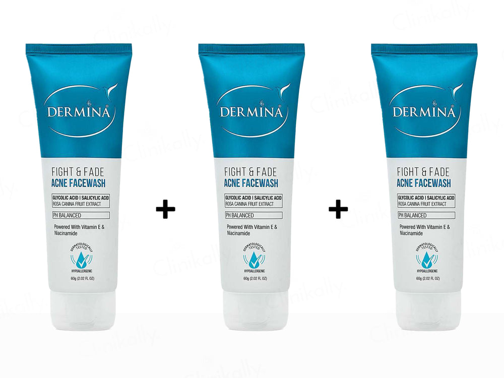 Dermina Fight & Fade Acne Facewash