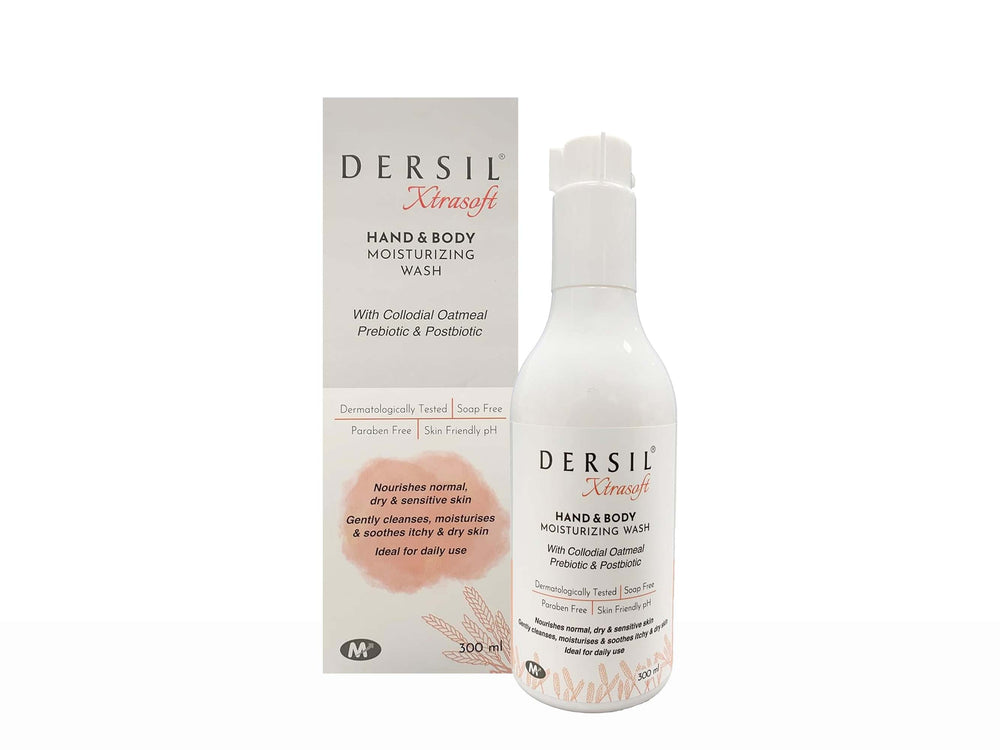 Dersil Xtrasoft Hand & Body Moisturizing Wash