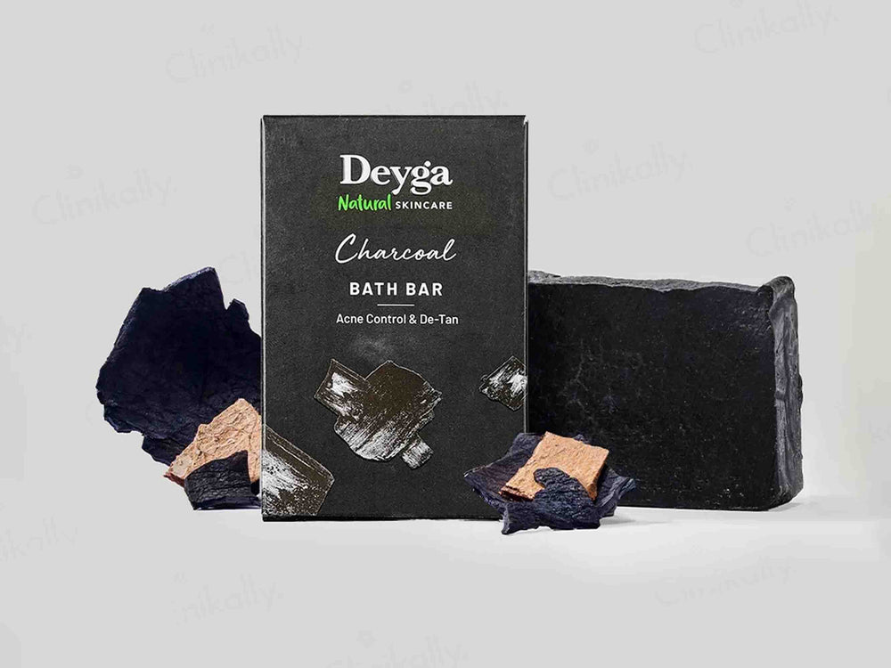 Deyga Charcoal Bath Bar For Acne Control & De-Tan