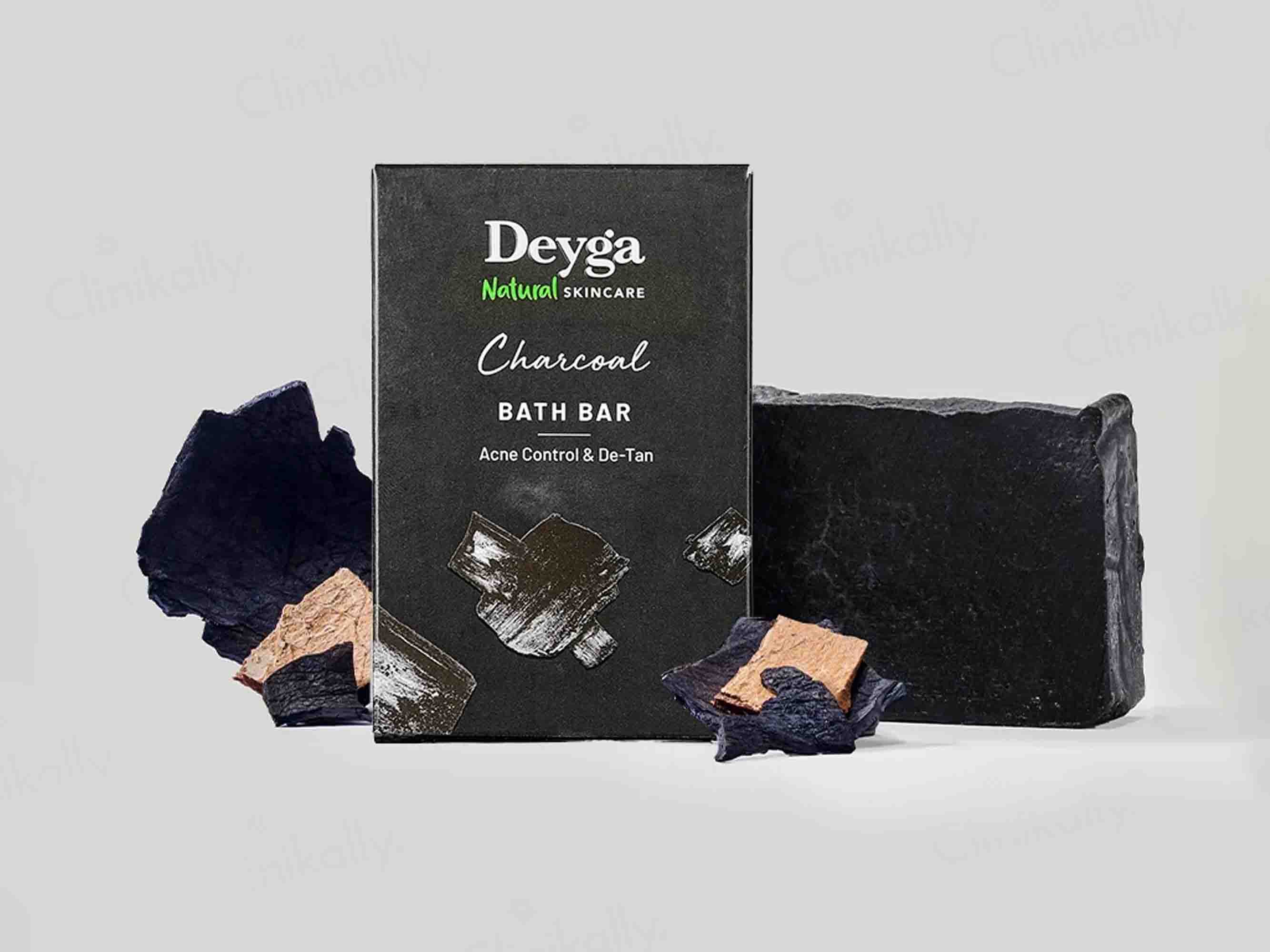 Deyga Charcoal Bath Bar For Acne Control & De-Tan