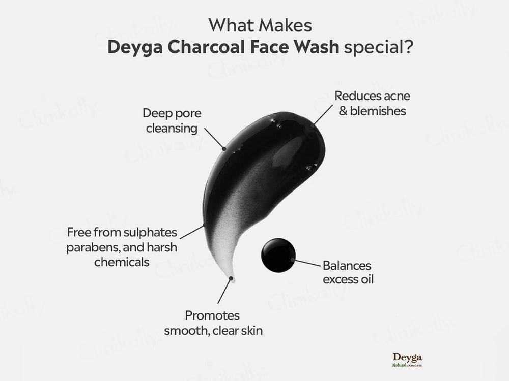 Deyga Charcoal Face Wash