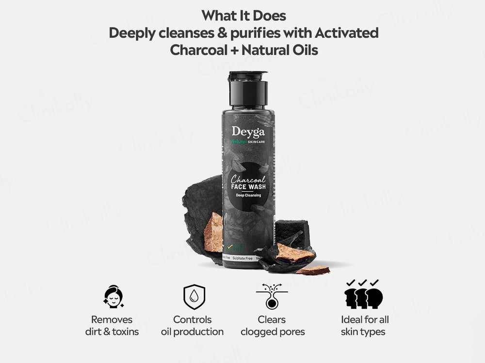 Deyga Charcoal Face Wash