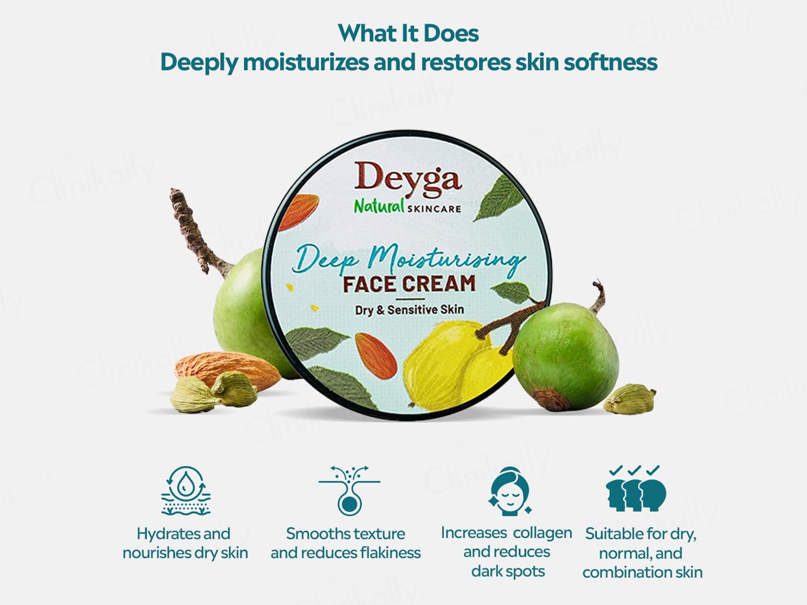 Buy Deyga Deep Moisturising Face Cream Online | Clinikally
