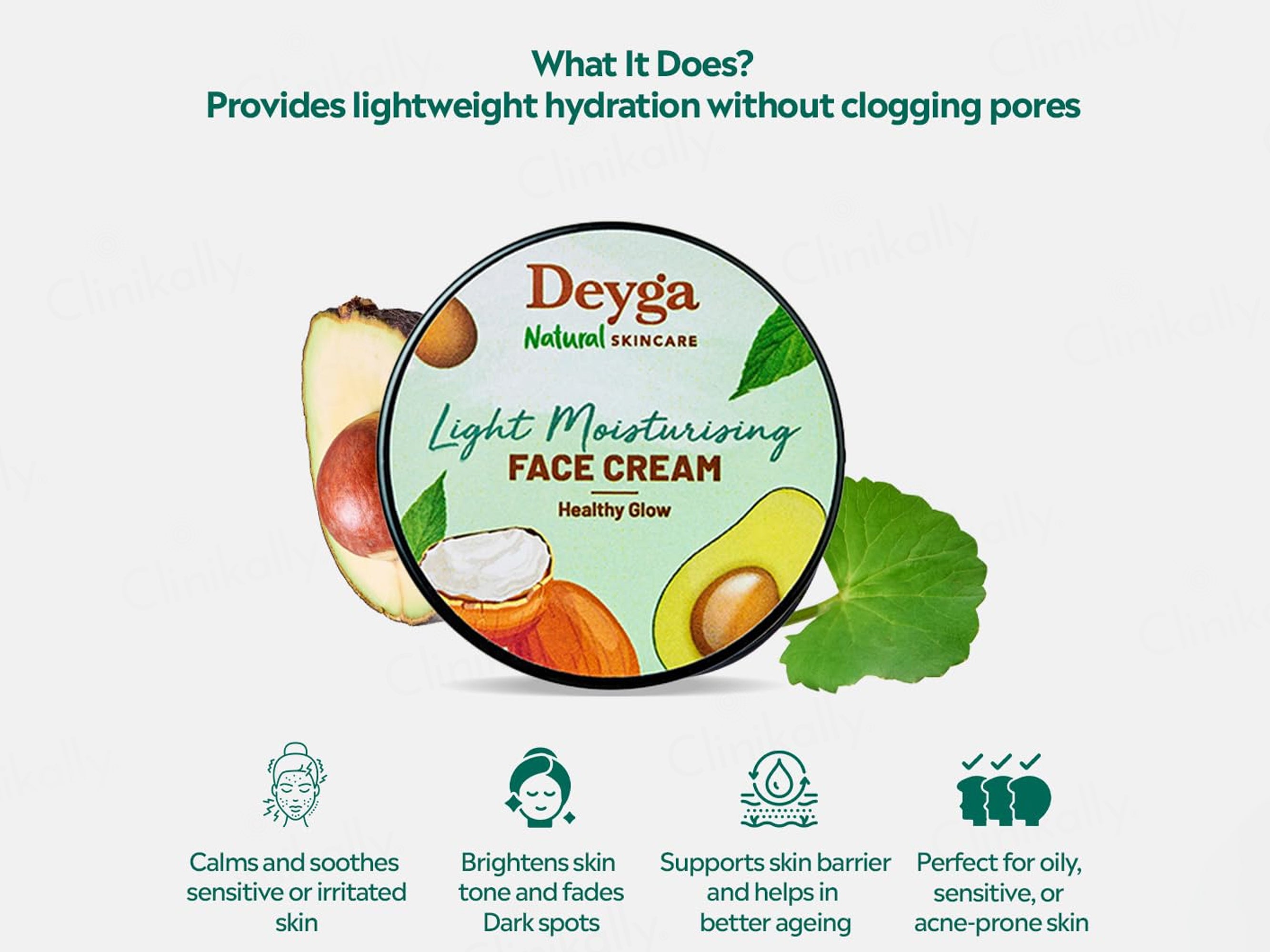 Deyga Light Moisturising Face Cream