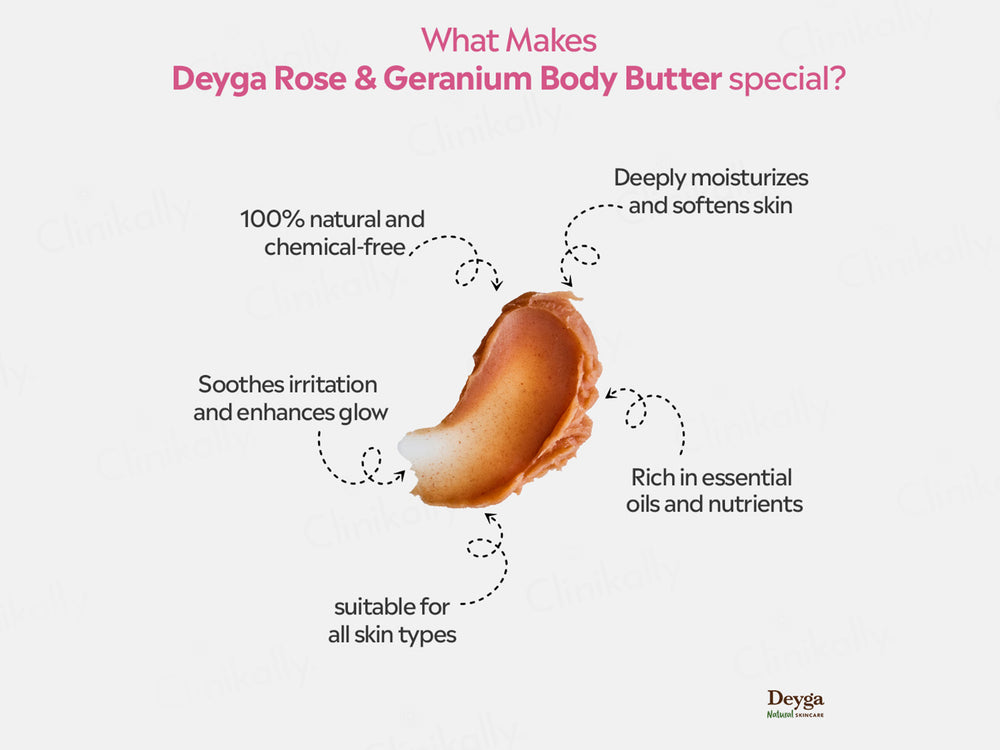 Deyga Rose & Geranium Body Butter