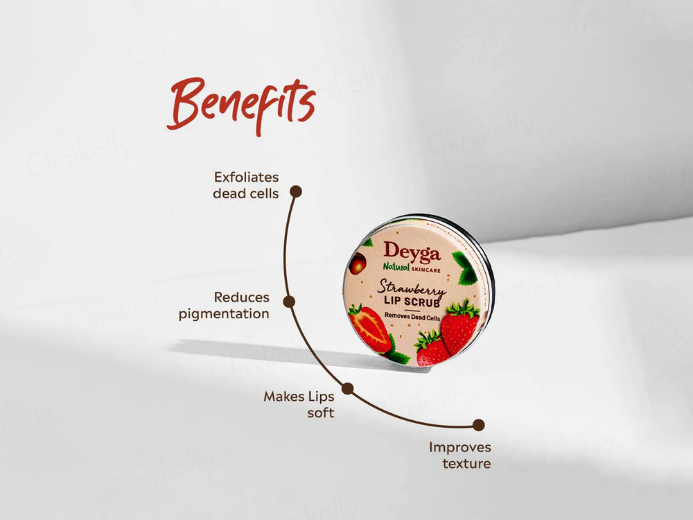 Deyga Strawberry Lip Scrub