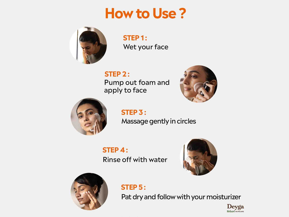 Deyga Vitamin C Foaming Face Wash