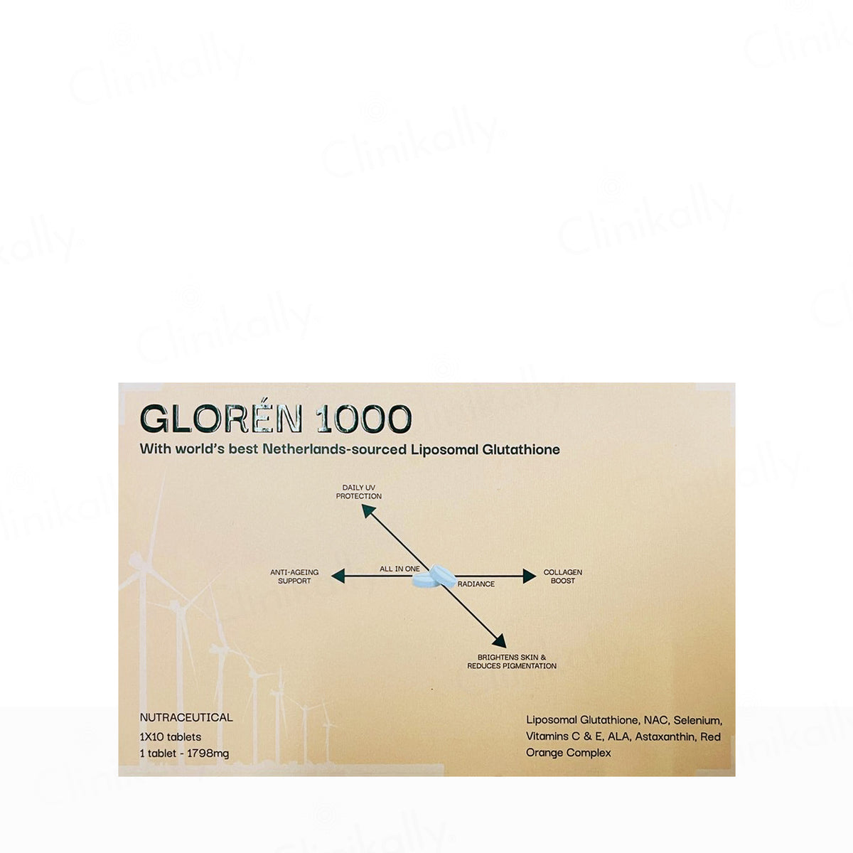 Buy Diara Gloren 1000 Liposomal Glutathione Nutraceutical Tablet Online at Best Price