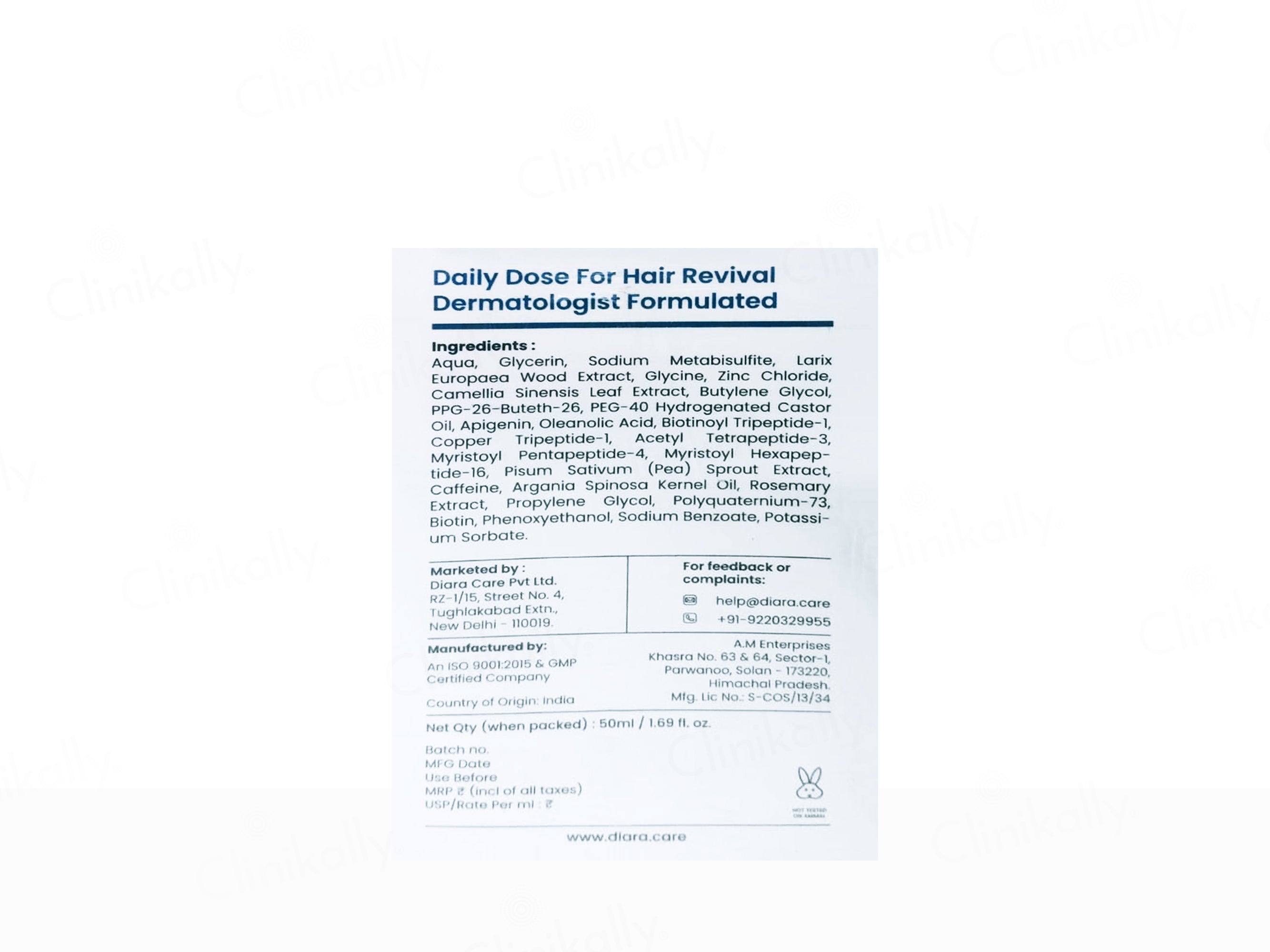 Diara Ronagen Penta-Peptide Hair Serum