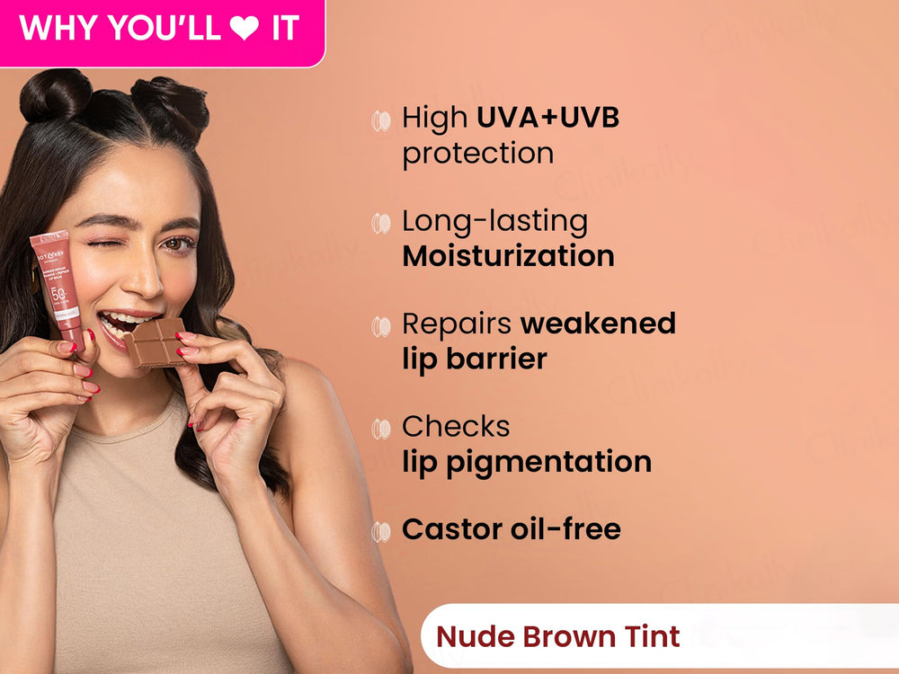 Dot & Key Barrier Repair Ceramide + Peptide Lip Balm SPF 50 PA+++ (Warm Nude)