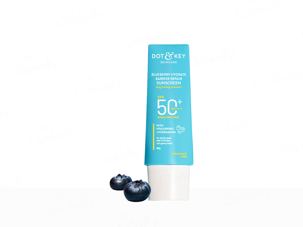 Dot & Key Blueberry Hydrate Barrier Repair Long Lasting Moisture Sunscreen SPF 50+ PA++++