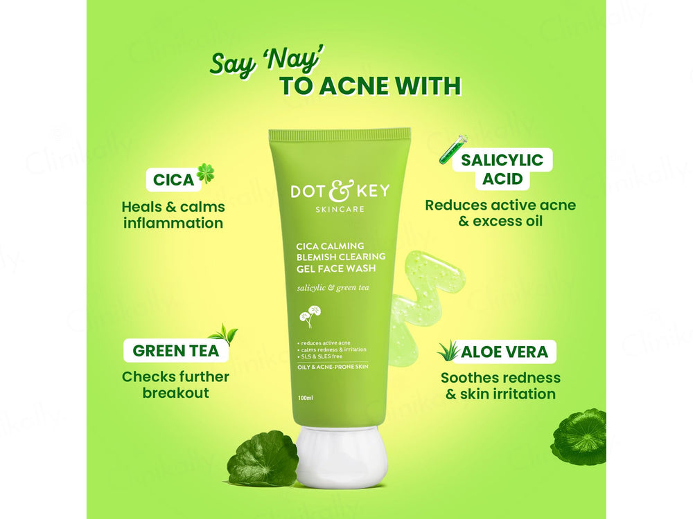 Dot & Key Cica Calming Blemish Clearing Gel Face Wash