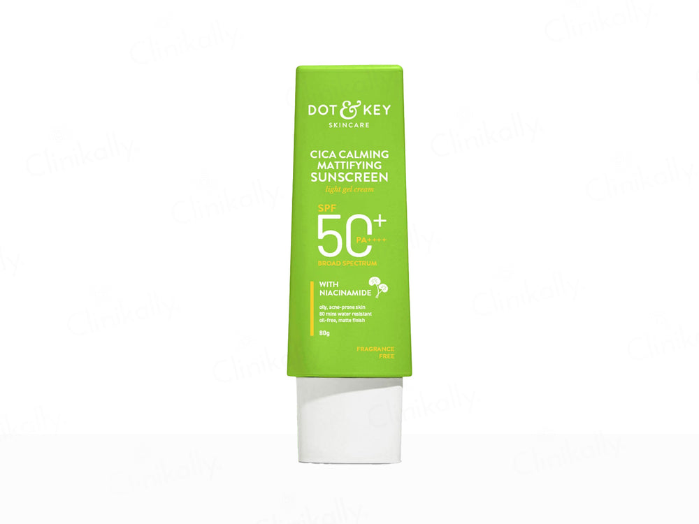 Dot & Key Cica Calming Mattifying Light Gel Cream Sunscreen SPF 50+ PA++++