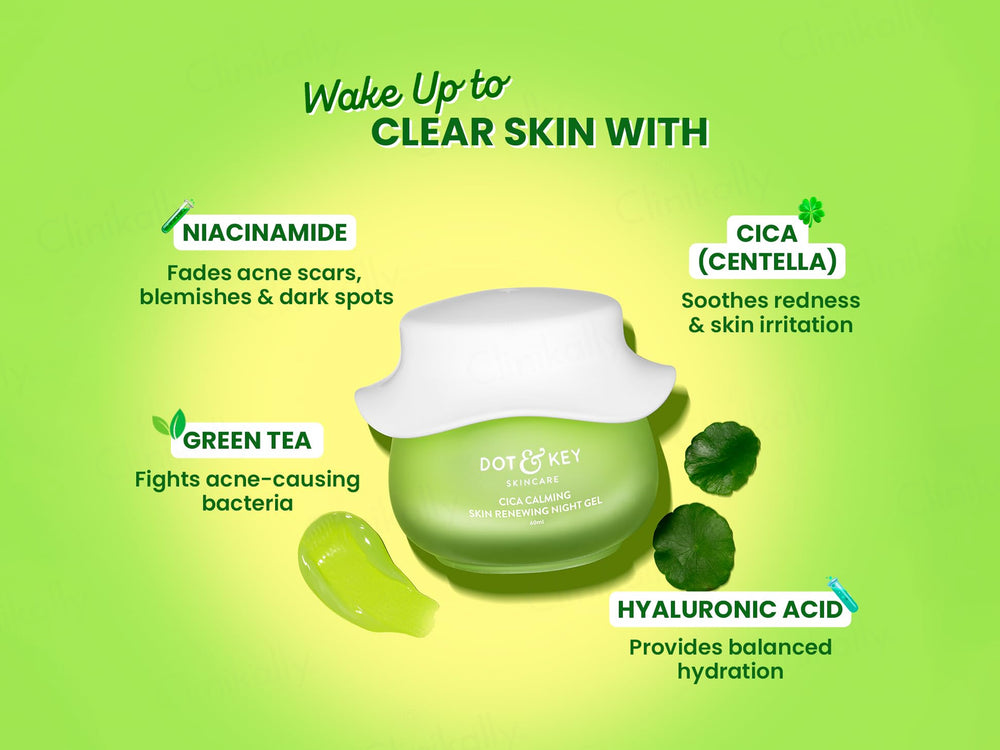 Dot & Key Cica Calming Skin Renewing Night Gel