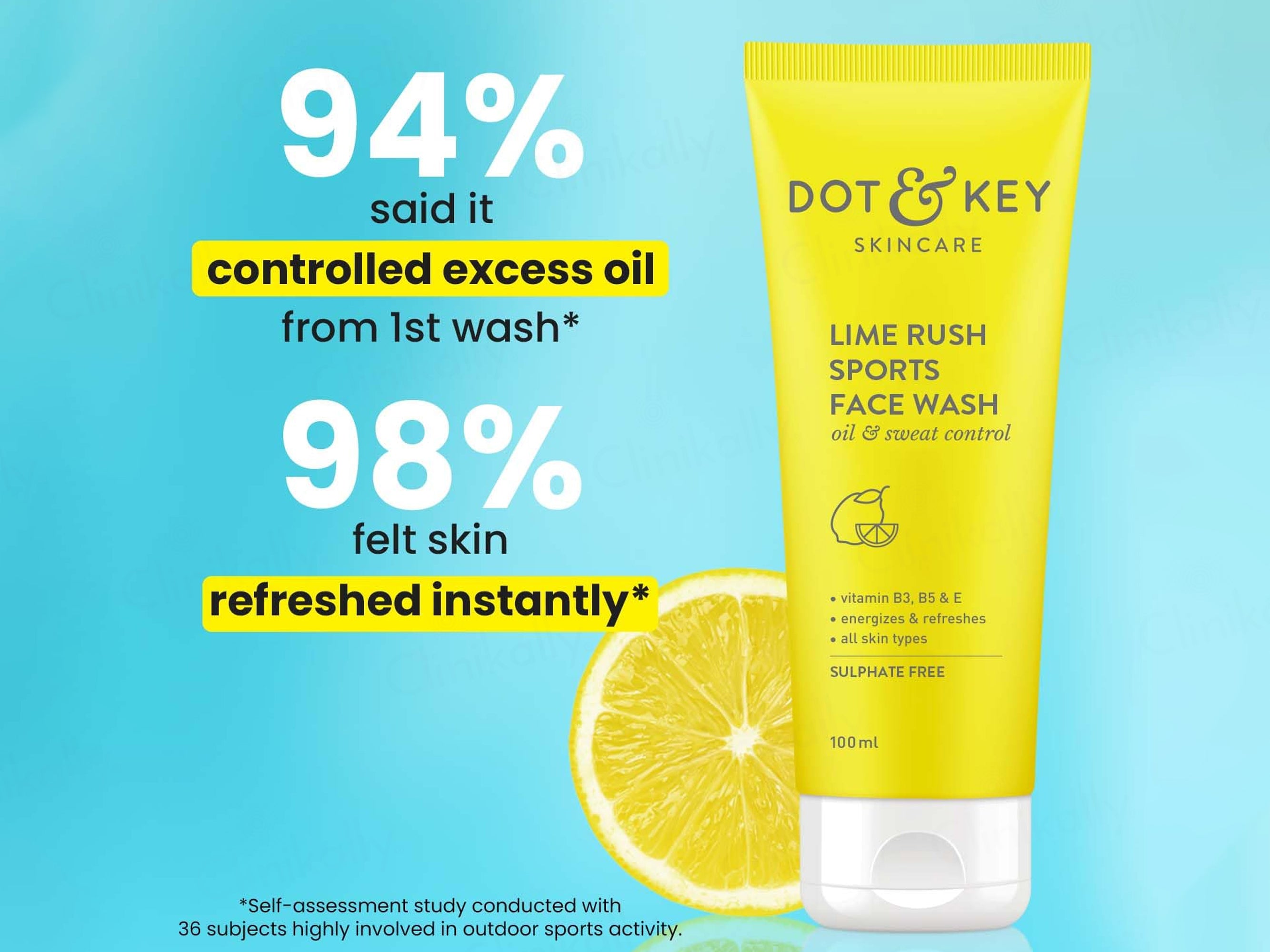 Dot & Key Lime Rush Sports Face Wash