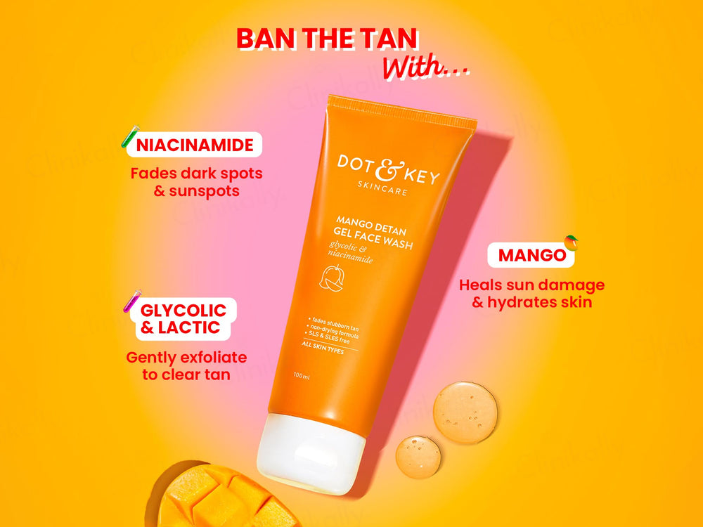 Dot & Key Mango Detan Gel Face Wash