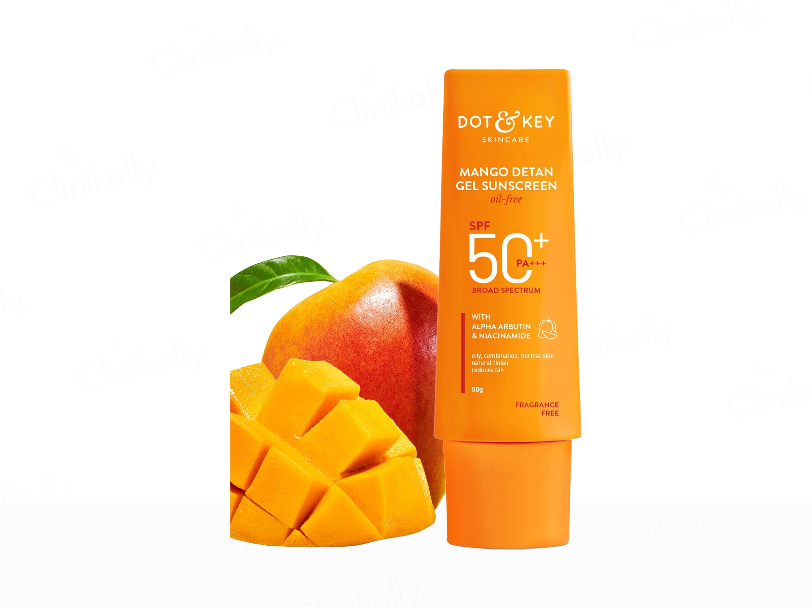 Dot & Key Mango Detan Gel Oil-Free Sunscreen SPF 50+ PA+++