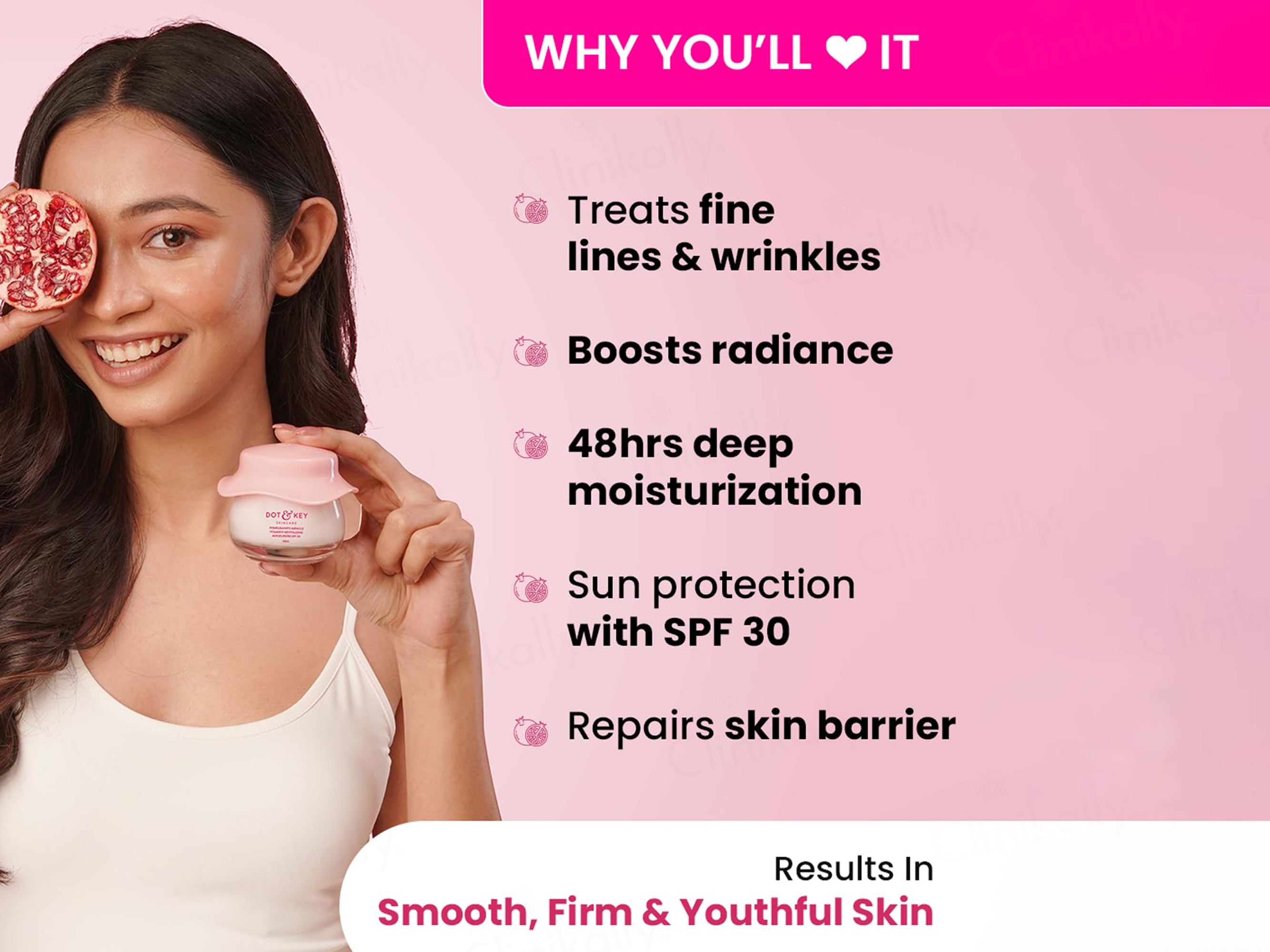 Dot & Key Pomegranate & Peptide Youth Restore Moisturizer SPF 30