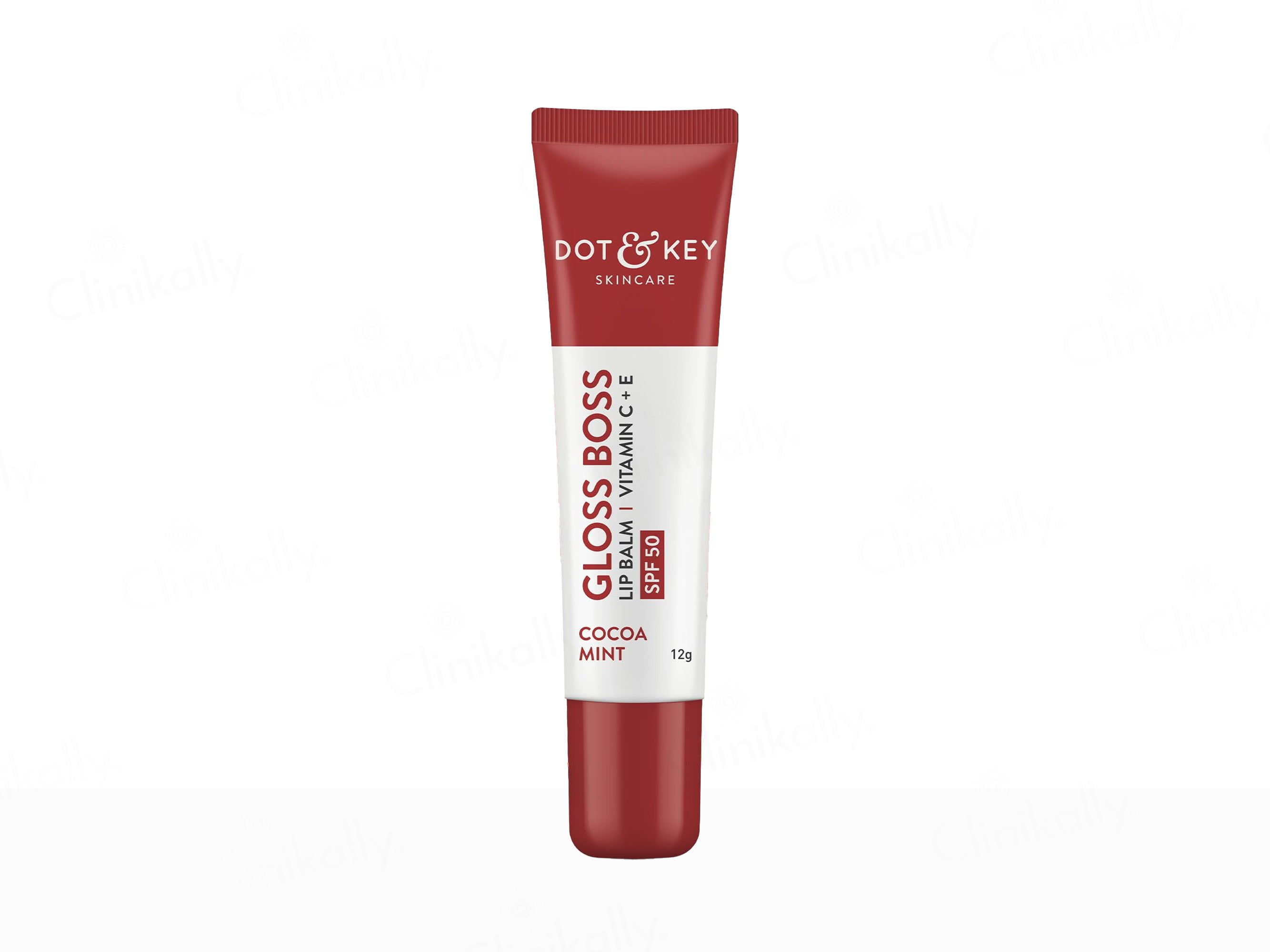 Dot & Key Vitamin C + E Gloss Boss Tinted Lip Balm SPF 50 (Cocoa Mint)