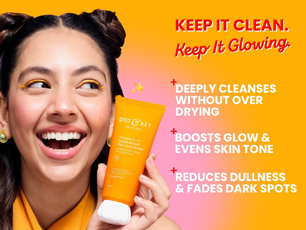 Dot & Key Vitamin C + E Super Bright Gel Face Wash