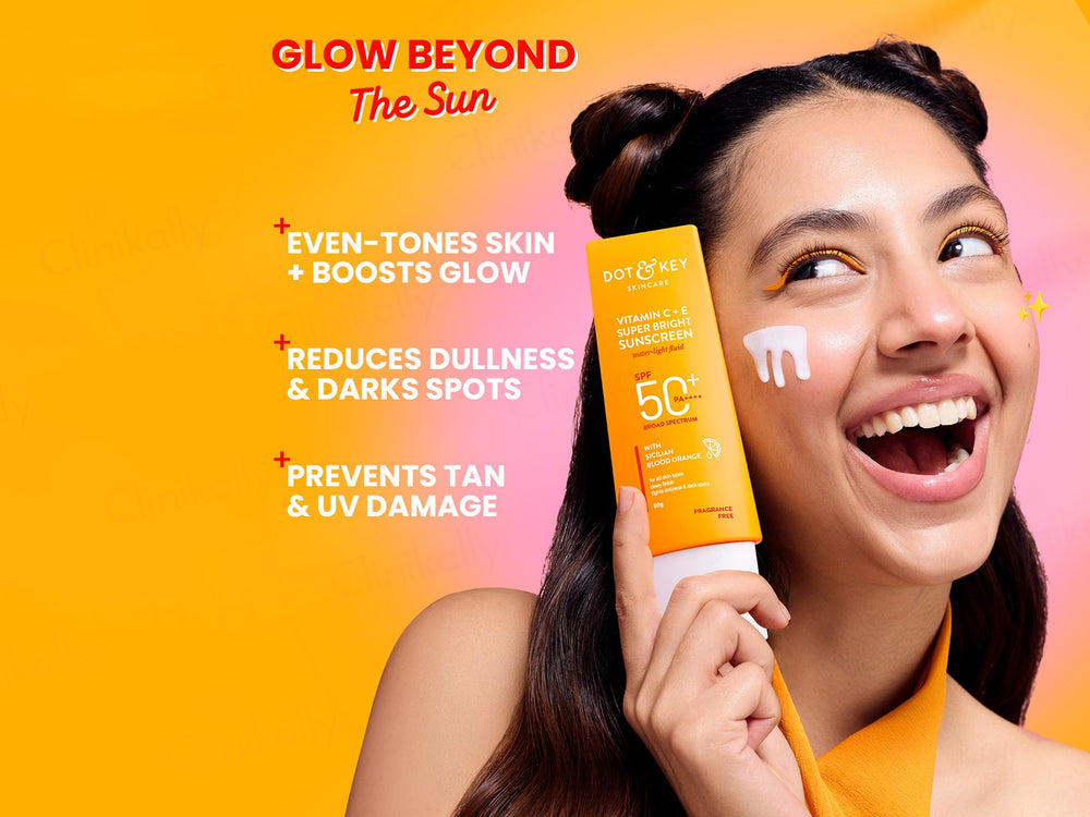 Dot & Key Vitamin C + E Super Bright Water-Light Fluid Sunscreen SPF 50 PA++++