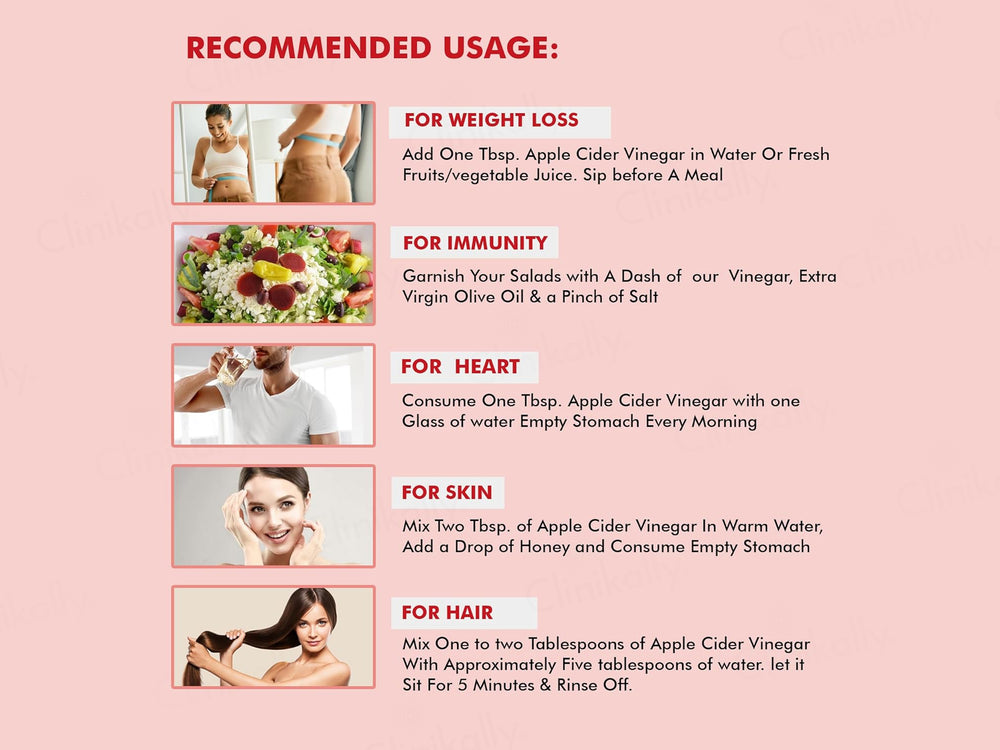 Dr. Morepen Apple Cider Vinegar With 2X Mother (Raw & Unfiltered)