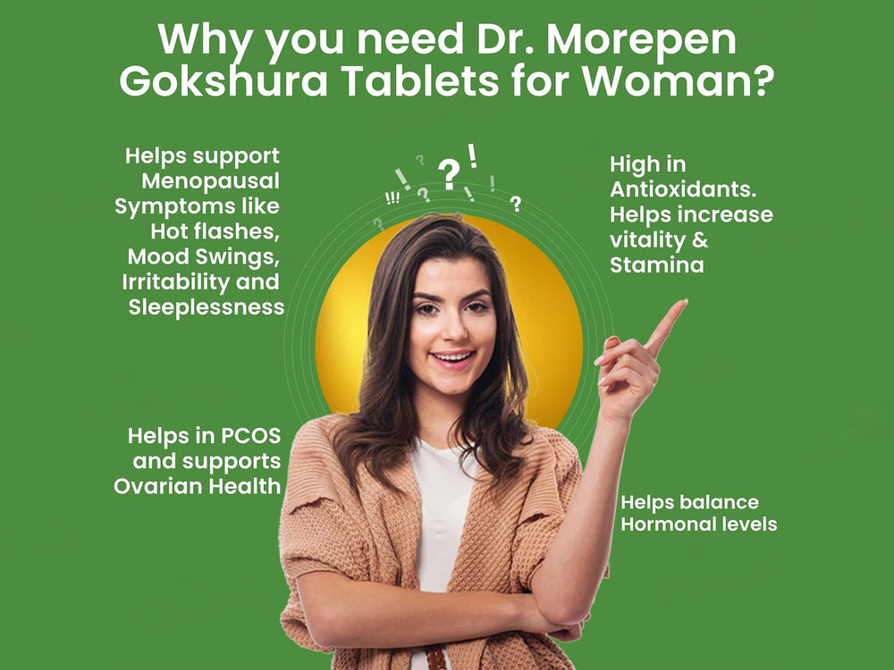 Dr. Morepen Gokshura Tribulus Terrestris 1000mg Tablet