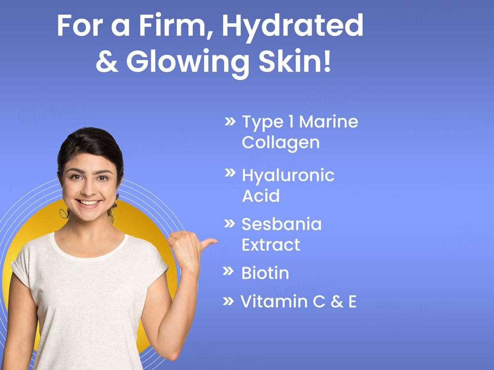 Dr. Morepen Hydrolyzed Type 1 Marine Skin Collagen Powder - Pineapple Flavour