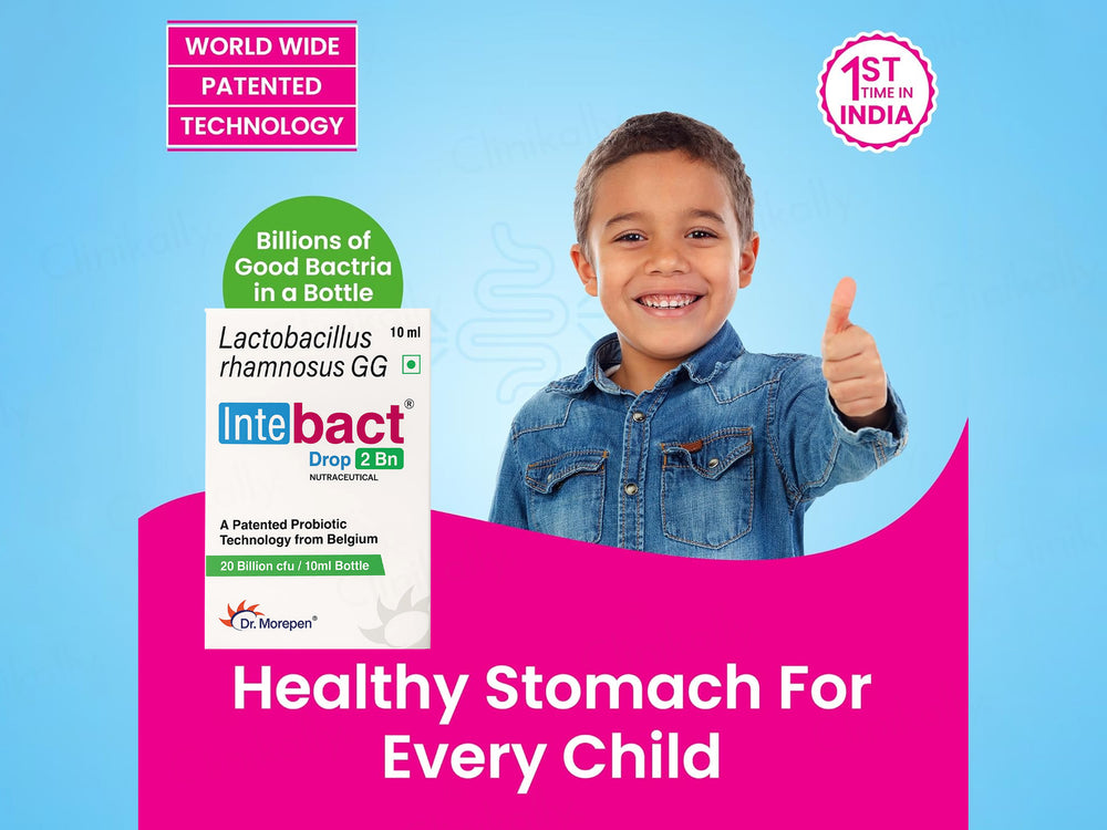 Dr. Morepen Intebact 2 Billion CFU Nutraceutical Oral Drop