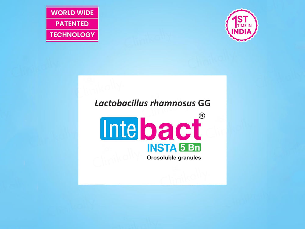 Dr. Morepen Intebact Insta 5 Billion CFU Orosoluble Granules - Delicious Vanilla Flavour