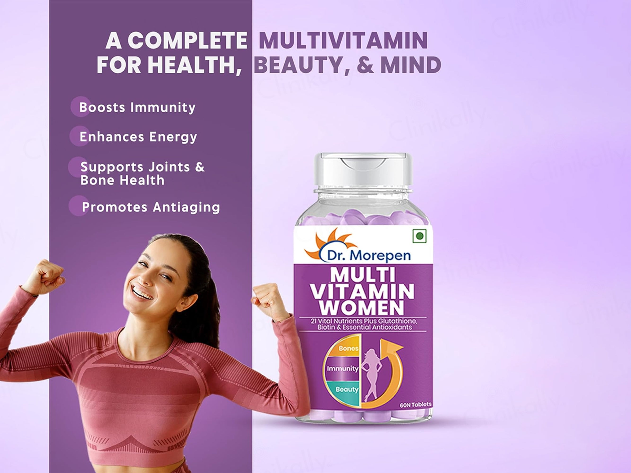 Dr. Morepen Multi Vitamin Women Nutraceutical Tablet