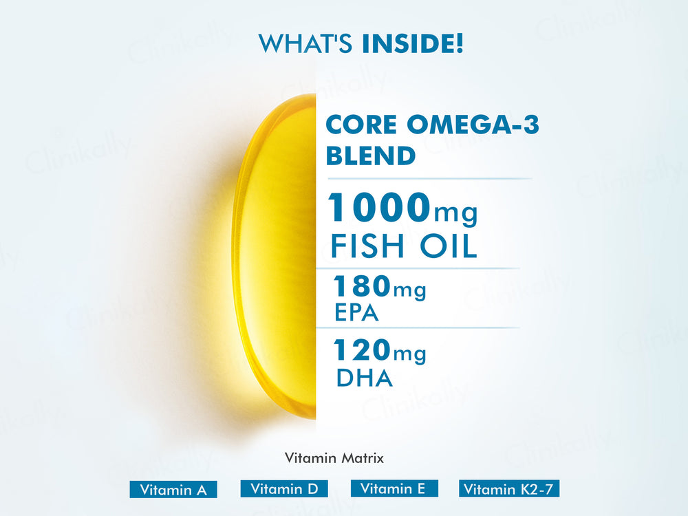 Dr. Morepen Omega-3 Deep Sea Fish Oil 1000mg Soft Gelatin Capsule