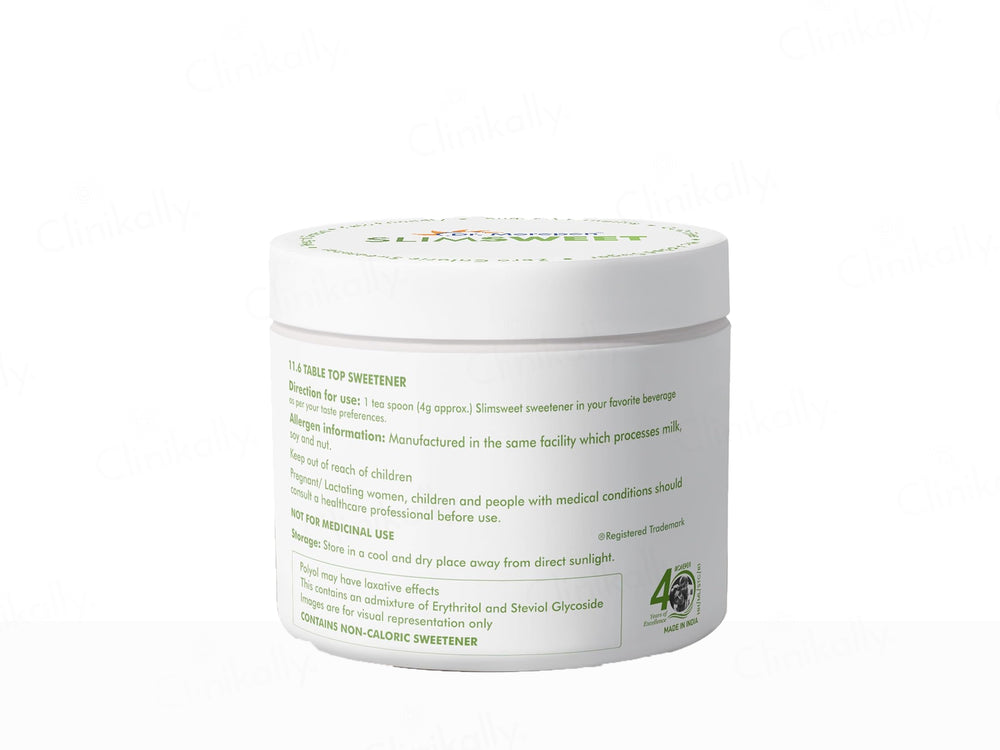Dr. Morepen Slimsweet Natural Sugar Alternative Powder With Stevia & Monk Fruit