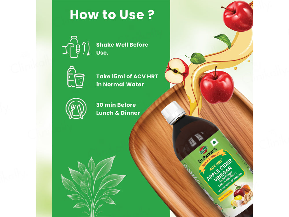 Dr. Patkar's ACV HRT Apple Cider Vinegar