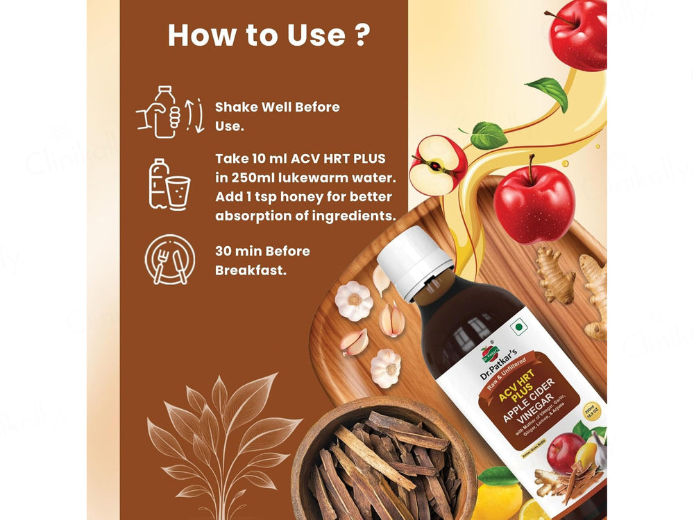 Dr. Patkar's ACV HRT Plus Apple Cider Vinegar