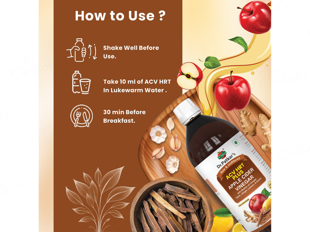 Dr. Patkar's ACV HRT Plus Apple Cider Vinegar