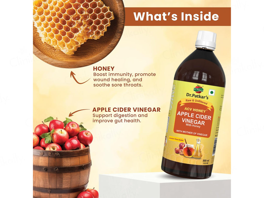 Dr. Patkar's ACV Honey Apple Cider Vinegar