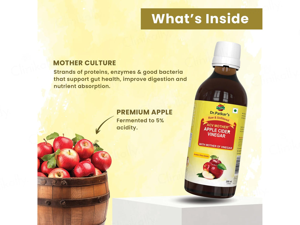 Dr. Patkar's ACV Mother Apple Cider Vinegar