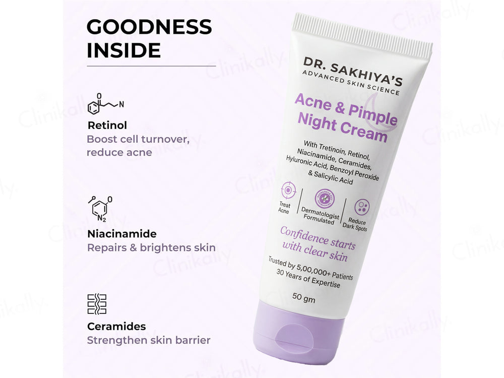 Dr. Sakhiya’s Acne & Pimple Night Cream