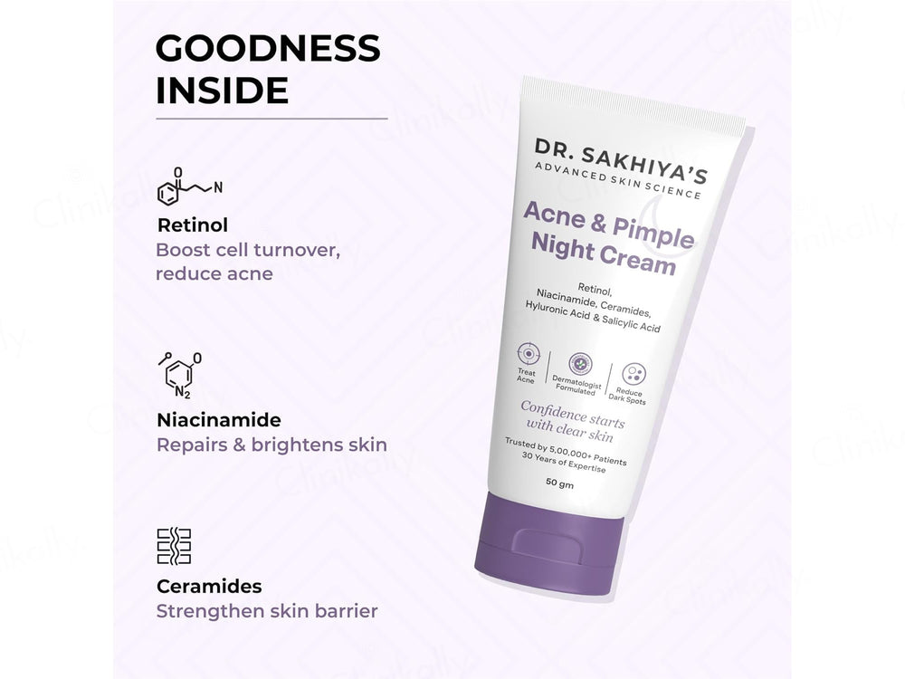 Dr. Sakhiya’s Acne & Pimple Night Cream