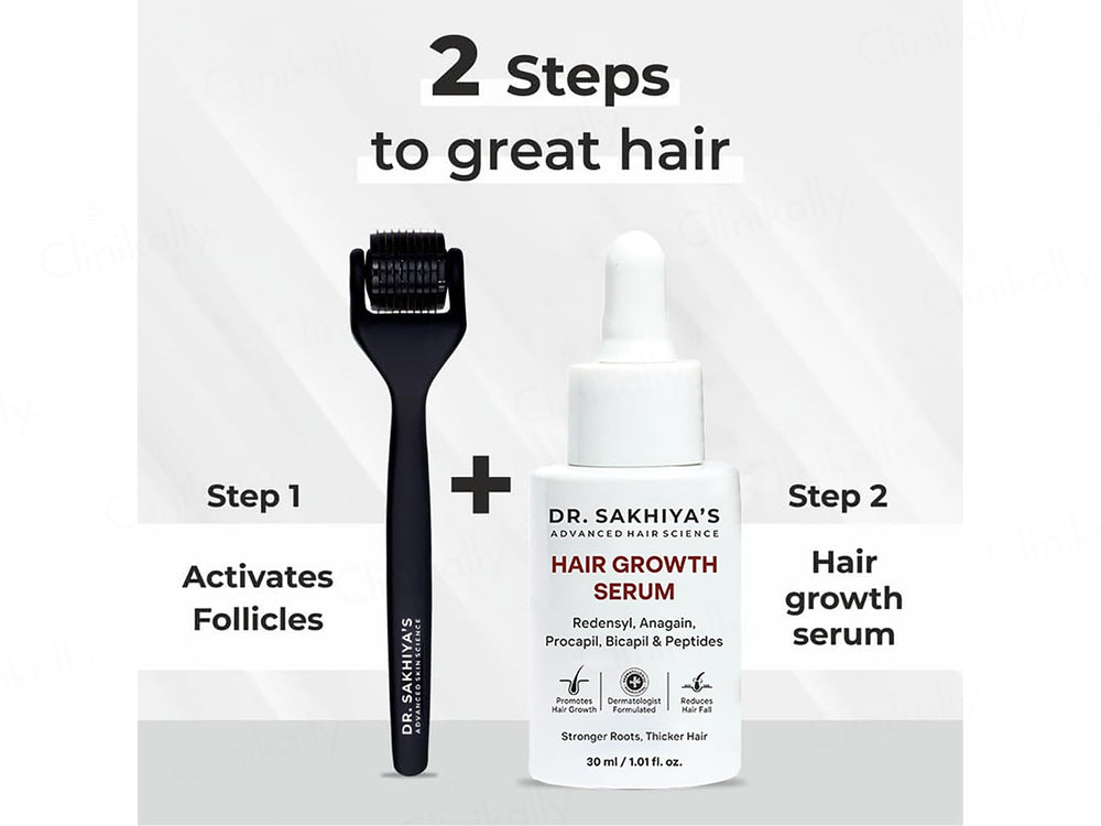 Dr. Sakhiya’s Advance Hair Activator Derma Roller