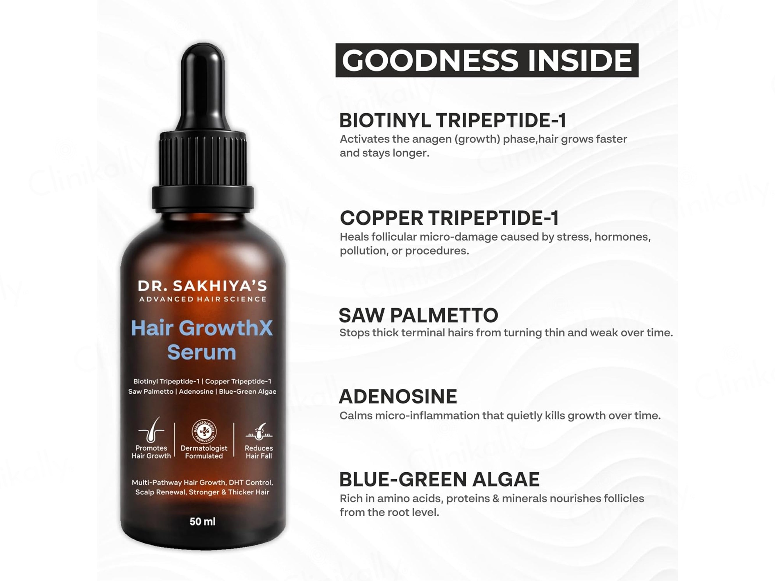 Dr. Sakhiya’s Hair GrowthX Serum