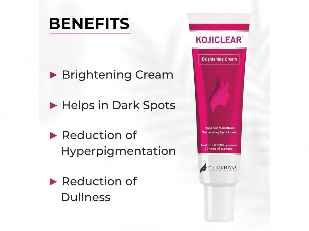 Dr. Sakhiya’s Kojiclear Skin Lightening & Brightening Cream