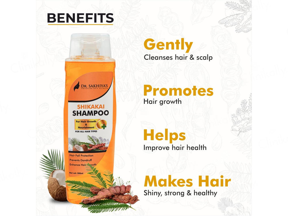 Dr. Sakhiya’s Shikakai Hair Growth & Nourishment Shampoo