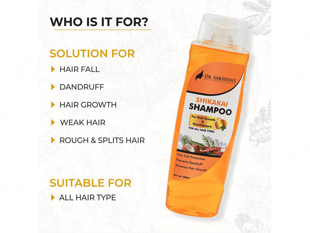 Dr. Sakhiya’s Shikakai Hair Growth & Nourishment Shampoo