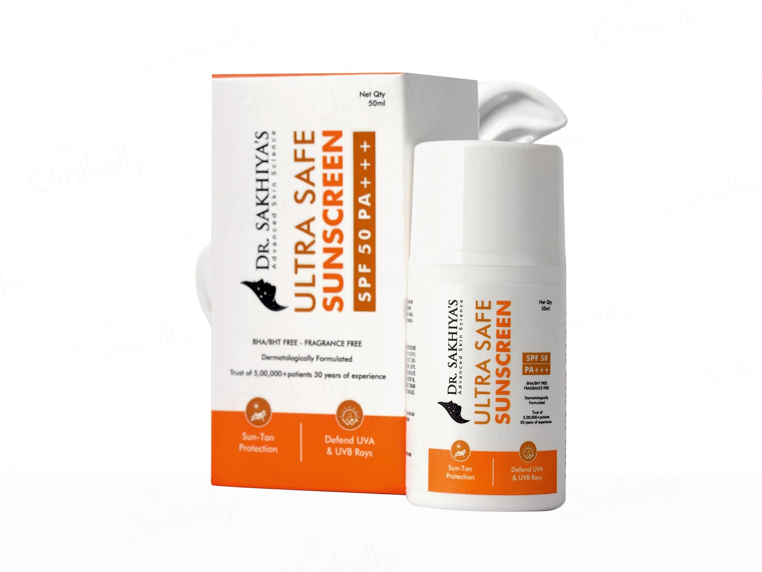 Dr. Sakhiya’s Ultra Safe Sunscreen SPF 50 PA+++