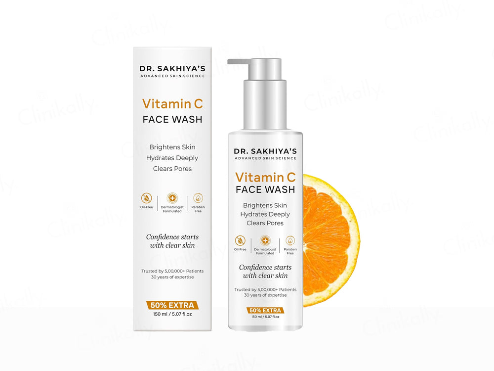 Dr. Sakhiya’s Vitamin C Skin Brightening Face Wash