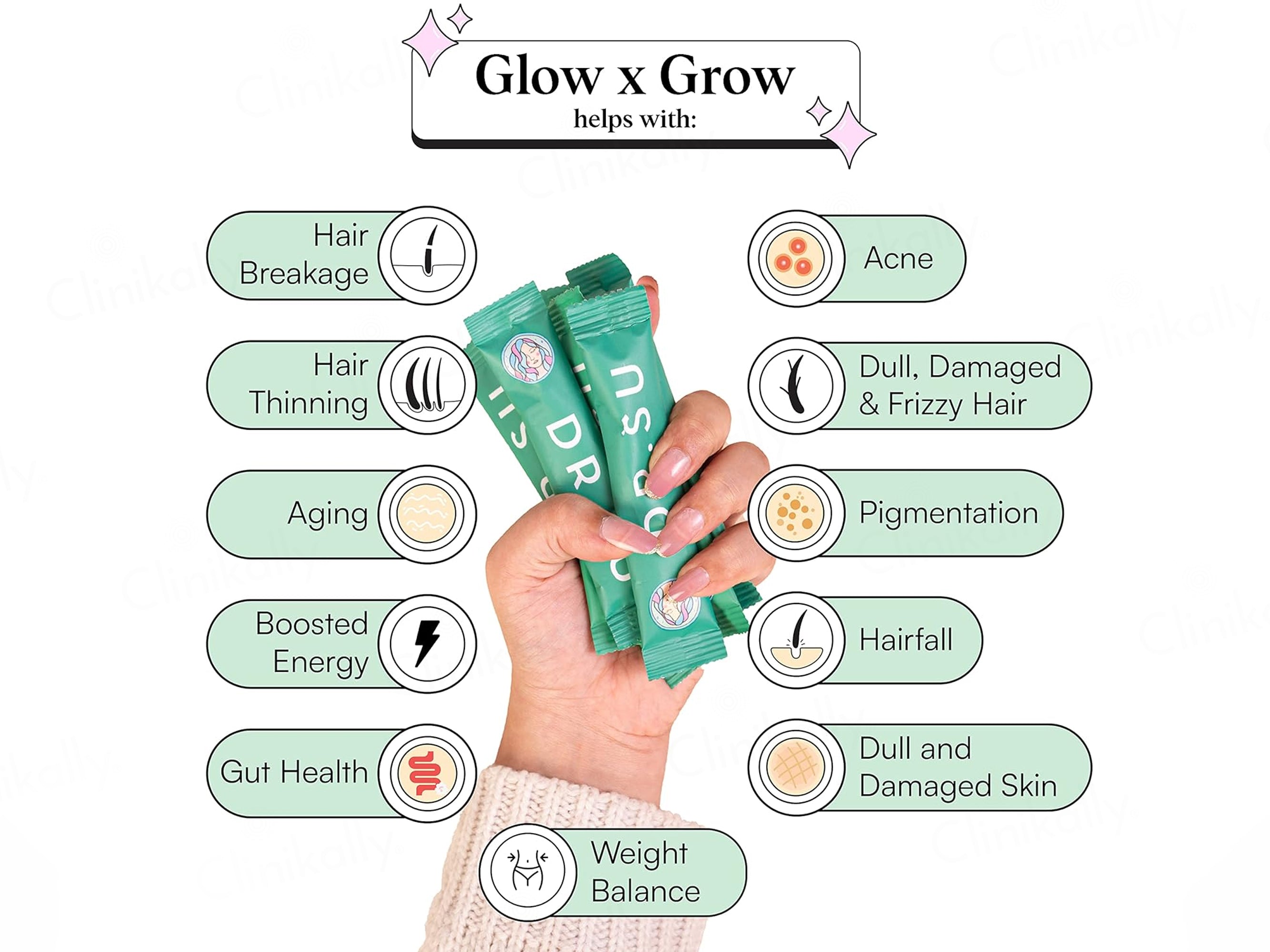 Dr. Su Glow x Grow Skin, Hair & Gut Supplement Powder