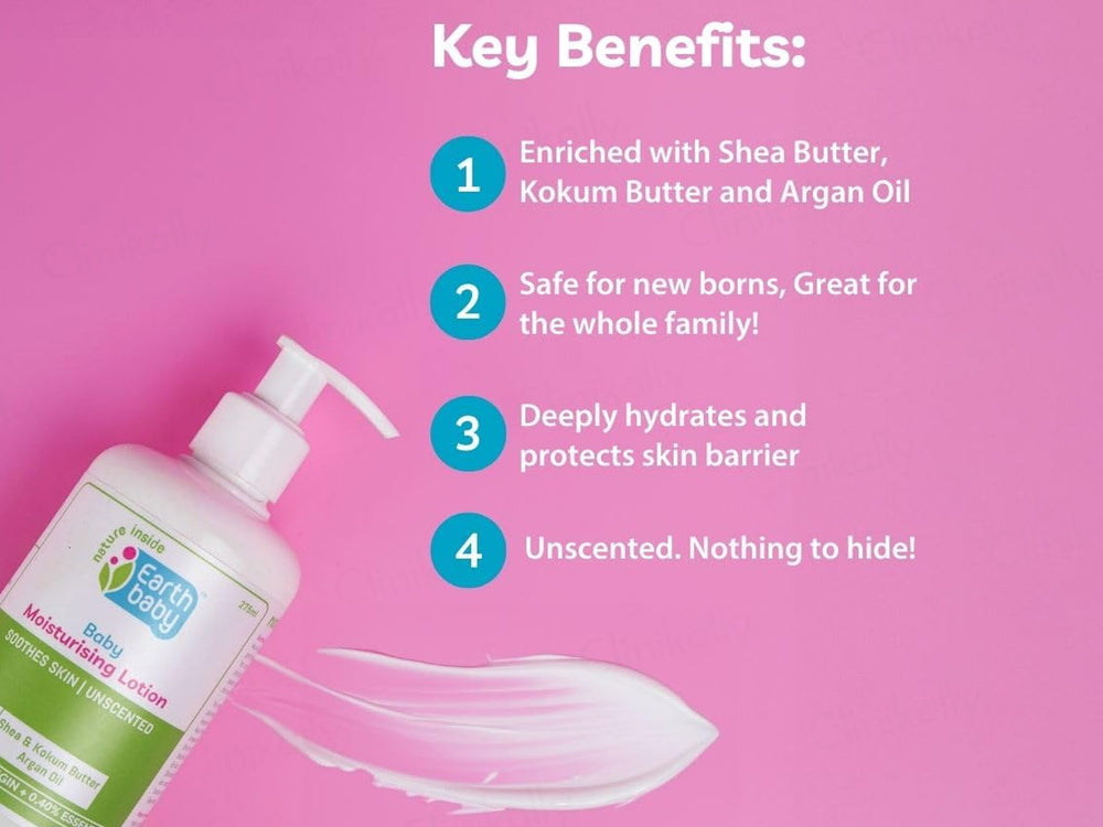 Earth Baby Skin Moisturising Baby Lotion